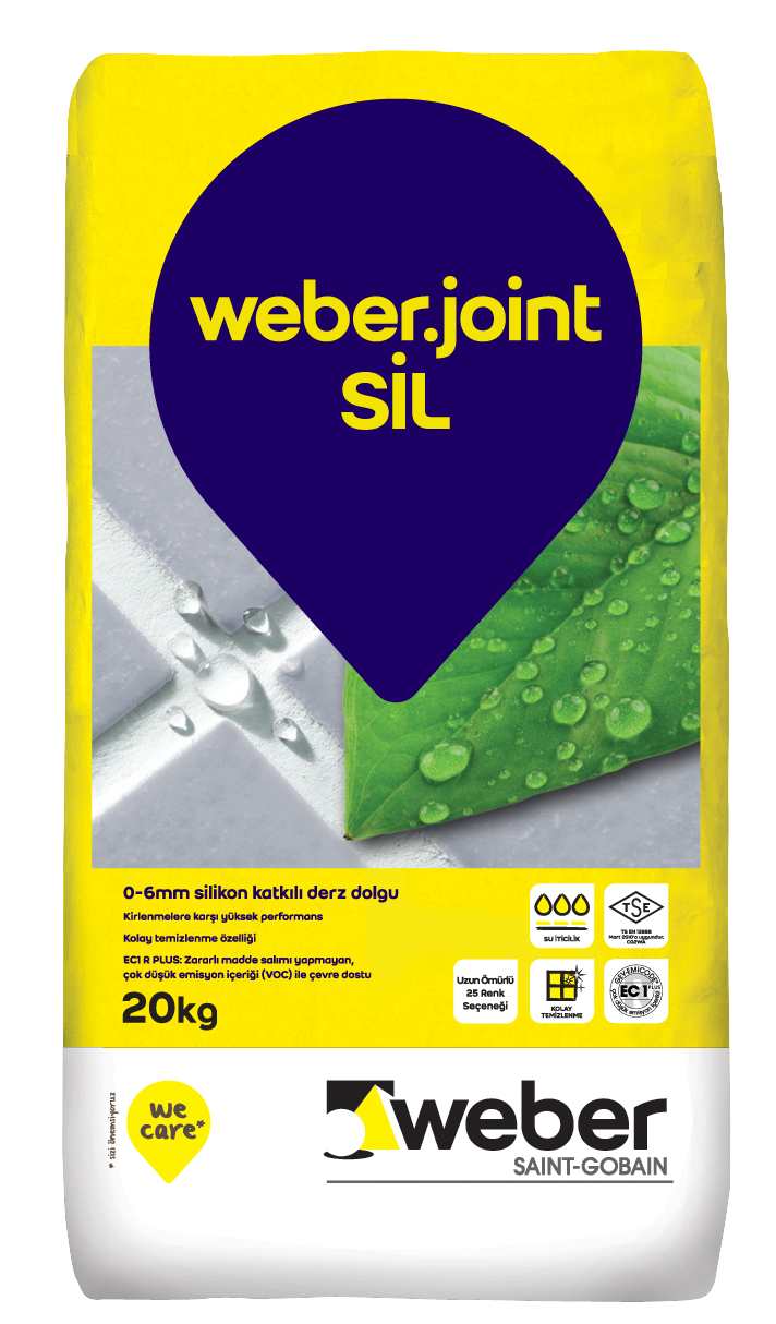 Weber Joint Sil Silikonlu Fuga Beyaz 20 KG 